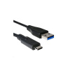 Kabel C-TECH USB 3.0 AM na Type-C kabel (AM/CM), 1m, černý CB-USB3C-10B