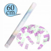 Konfety vystreľovacie prúžky duhové 60cm