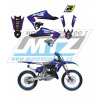 Blackbird Polepy na motocykel (sada polepov Dream) Yamaha YZ125+YZ250 / 22-24 - typ polepov Dream4