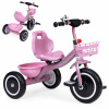 EcoToys Trojkolka so zvončekom, ružová ECOTOYS