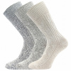 Ponožky unisex silné Boma Praděd 3 páry (modré, šedé, béžové), 43-46