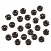 100ks - Hlavičky Giants Fishing Čierna Beads Black Priemer 2,8mm