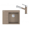 Franke Sety - Set G223, fragranitový drez CNG 611-62 TL/7 a batéria FC 3055.424, kašmír/chróm 114.0650.774