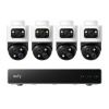 Bezpečnostný systém NVR PoE Anker eufy 4+1 set, S4 Max 4K