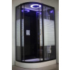 Parná kabína Čierna perla 120L BLACK PEARL 120x80cm ľavé prevedenie