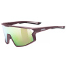 Okuliare UVEX Skyryse burgundy matt/mirror rose S3