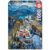 Puzzle Neuschwanstein Castle Educa 1000 dielov a Fix lepidlo
