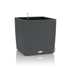 Kvetináč Lechuza Cube 50 Cottage (50cm) Barva: Antracit kompletný set