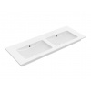 Villeroy & Boch Venticello Dvojumývadlo nábytkové 130x50 cm, s prepadom, bez otvoru na batériu, alpská biela 4111DJ01