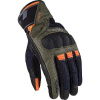 LS2 AIR RAPTOR MAN GLOVES GREEN BLUE H-V ORANGE M