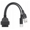 Adaptérový kábel HONDA OBD II Motockl Loď ATV 2 zástrčky