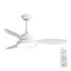 Homania Stropný ventilátor so svetlom EDM 33817 Arctic Biela 24 W 38 W 2160 Lm