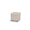 Prosperplast Kvetináč MADERA SQUARE eco wood 28,8 cm biely eco