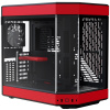 Hyte Y60 Midi Tower, Tempered Glass - black / red CS-HYTE-Y60-BR