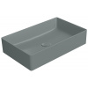 GSI KUBE X COLOR KUBE X keramické umývadlo na dosku 60x37cm, agave mat 945304