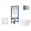 Geberit Duofix Set predstenovej inštalácie, klozetu Oudee Vortex a dosky softclose, tlačidlo Sigma01, lesklý chróm SANI11CA1146B