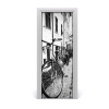 Fototapeta samolepiace na dvere mestské bicykle 75x205