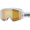 Lyžiarske okuliare Uvex g.gl 3000 LGL - white/lasergold lite/blue (S2) uni