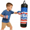 BOXOVACIE VRECE ZÁVESNÉ TRÉNINGOVÉ + BOXERSKÉ RUKAVICE BOKS USA 321-47