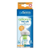 Dr Brown's options Wide neck anti colic plastová biela so silikón cumľom level 1 1 ks 150 ml