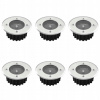 Solárne svietidlá - Solárne reverzné lampy ROUND LED SET 6 ks (Solárne svietidlá - Solárne reverzné lampy ROUND LED SET 6 ks)