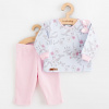 NEW BABY 2-dielna dievčenská súprava New Baby Kate ružová - 62