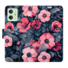Flip pouzdro iSaprio na mobil Motorola Moto G54 5G - Blossom Harmony s kapsičkami na karty (Knížkové flipové pouzdro iSaprio pro mobil Motorola Moto G54 5G - Blossom Harmony - elegantní obal s kapsami