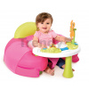 Smoby detské kreslo a didaktický stôl Cotoons 110203 ružové