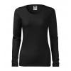 MALFINI SLIM 139 / Dámske tričko s dlhým rukávom - čierna XXXL