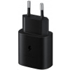 Samsung cestovní nabíječka EP-TA800XBE, Quickcharge 25W, kabel USB-C, černá