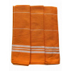 Polášok Kuchynské utierky z Egyptskej bavlny Bavlna, 3 ks vzor č.63 oranžová