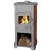 Kachle Bella Thalia, červené, výkon 5,4 kW