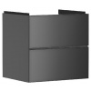 Hansgrohe Xevolos E - Umývadlová skrinka 58x58x48 cm, 2 zásuvky, matná sivá/metalická sivá 54177770