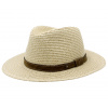 Fiebig - Headwear since 1903 Letná klobúk – celulóza s koženým pásikom | Carlsbad Hat Veľkosť: 58 cm
