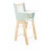 Drevená jedálenská stolička pre bábiku Zen High Chair Janod s vankúšikom pre 42 cm bábiku