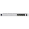 Ubiquiti UniFi switch Gen2 USW-16-POE 16x1000Mbps + 2x SFP PoE/PoE+ Fanless (42W)