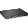 Zyxel XGS1935-28HP, 28 Port Lite-L3 Smart Managed PoE Switch, 24x Gigabit PoE and 4x 10G SFP+, hybrid mode, standalone o XGS1935-28HP-EU0101F