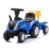 Hračkársky tlačný traktor NEW HOLLAND 658T, modrý
