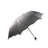 Vetruodolný skladací dáždnik - kvapky vody (sivá)