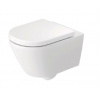 Duravit D-Code - Závesné WC s doskou SoftClose, Rimless, biela 49030900B2