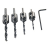 Stavtool P11145 Sada vrtáků do dřeva se záhlubníkem 4 díly | 3-6 mm, blistrový obal