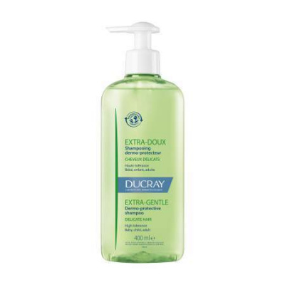 DUCRAY Extra-doux shampooing jemný šampón na časté umývanie vlasov 400 ml - Ducray Extra Doux šampón pre časté umývanie vlasov Dermo-protective Shampoo 400 ml
