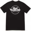 pánske tričko HUF ISSUES LOGO PUFF TEE Black XL
