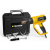 Horkovzdušná pistole PROFI 2000 W s LCD displejem - Proteco 51.07-HP-2000-PRO