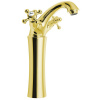 Sapho ANTEA stojánkova umývadlová batéria vysoká s výpusťou, výška 245mm, zlato 3175L