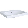 GEBERIT Acanto závesné umývadlo s otvorom, s prepadom, 600 x 480 mm, biela, 500.620.01.2