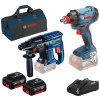 BOSCH Profesionálna sada GBH 180+GDX 180+2x GBA 18V+GAL+taška 0615990M30