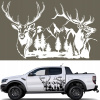 Šablóna na maľovanie na auto STROMY LES OFFROAD JELENIE 73X44cm