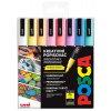 POSCA - sada popisovačov PC-3M - 0,9 - 1,3 mm - pastelové farby (sada 8 ks)