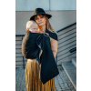 Lenny Lamb Ring sling - PITCH BLACK (merino) - standard 1,8 m